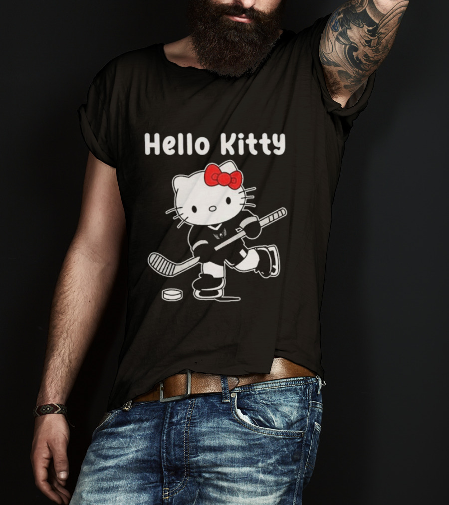 Hello Kitty Washington Capitals Hockey Team Collaboration T-Shirt