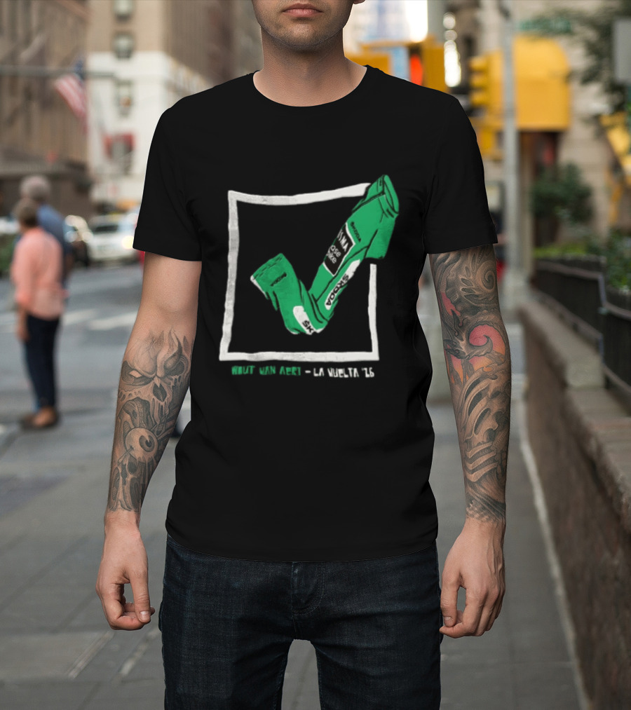 Wout Van Aert La Vuelta 26 Visma Lease A Bike Skoda Cycling Jersey T-Shirt