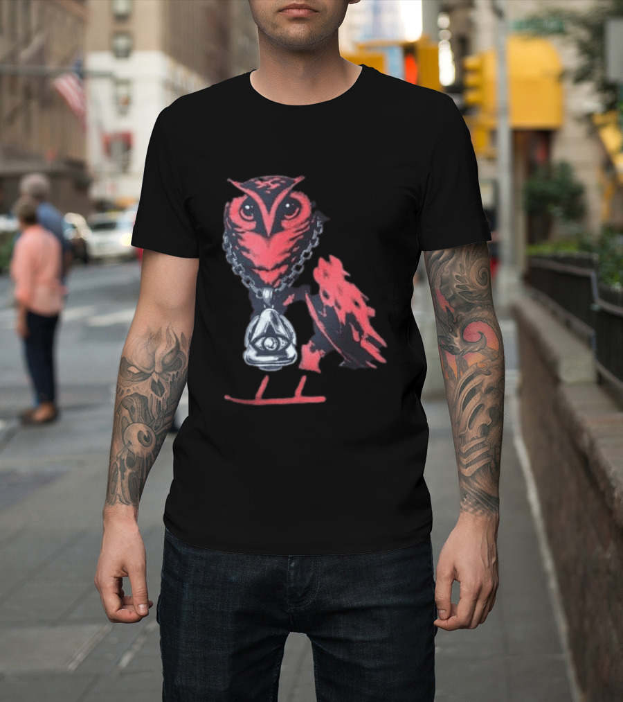 Yeat Store Love Lyfe Ovo Tour Owl With Eye Pendant T-Shirt