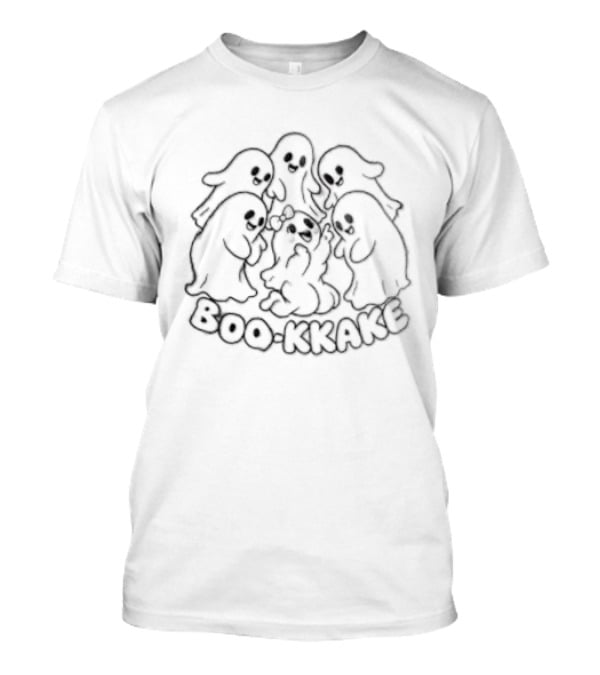 Boo Kkake Cute Ghosts Halloween Humor T-Shirt