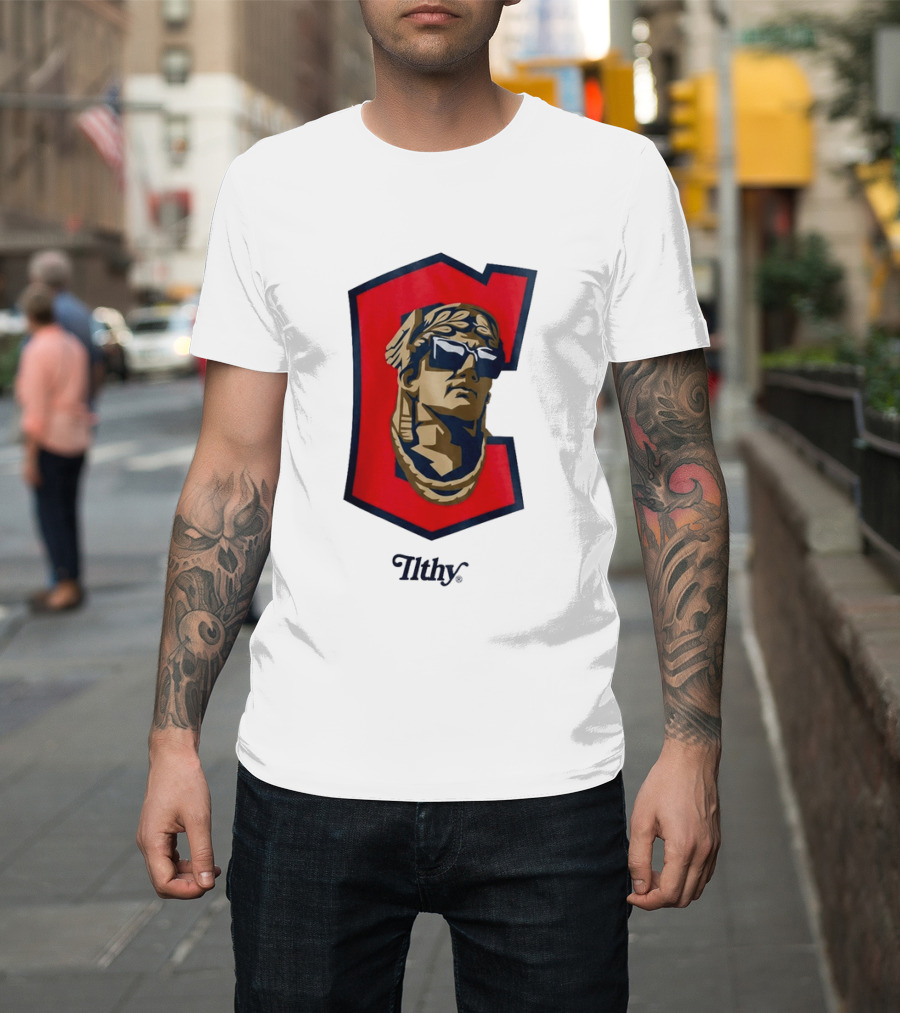 Guardians ILTHY Bold Warrior Statue With Sunglasses T-Shirt