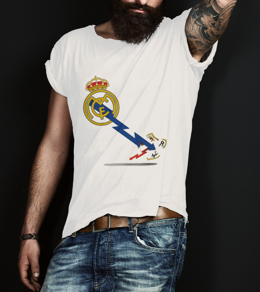 Real Madrid CF Lightning Strike Emblem MCF T-Shirt
