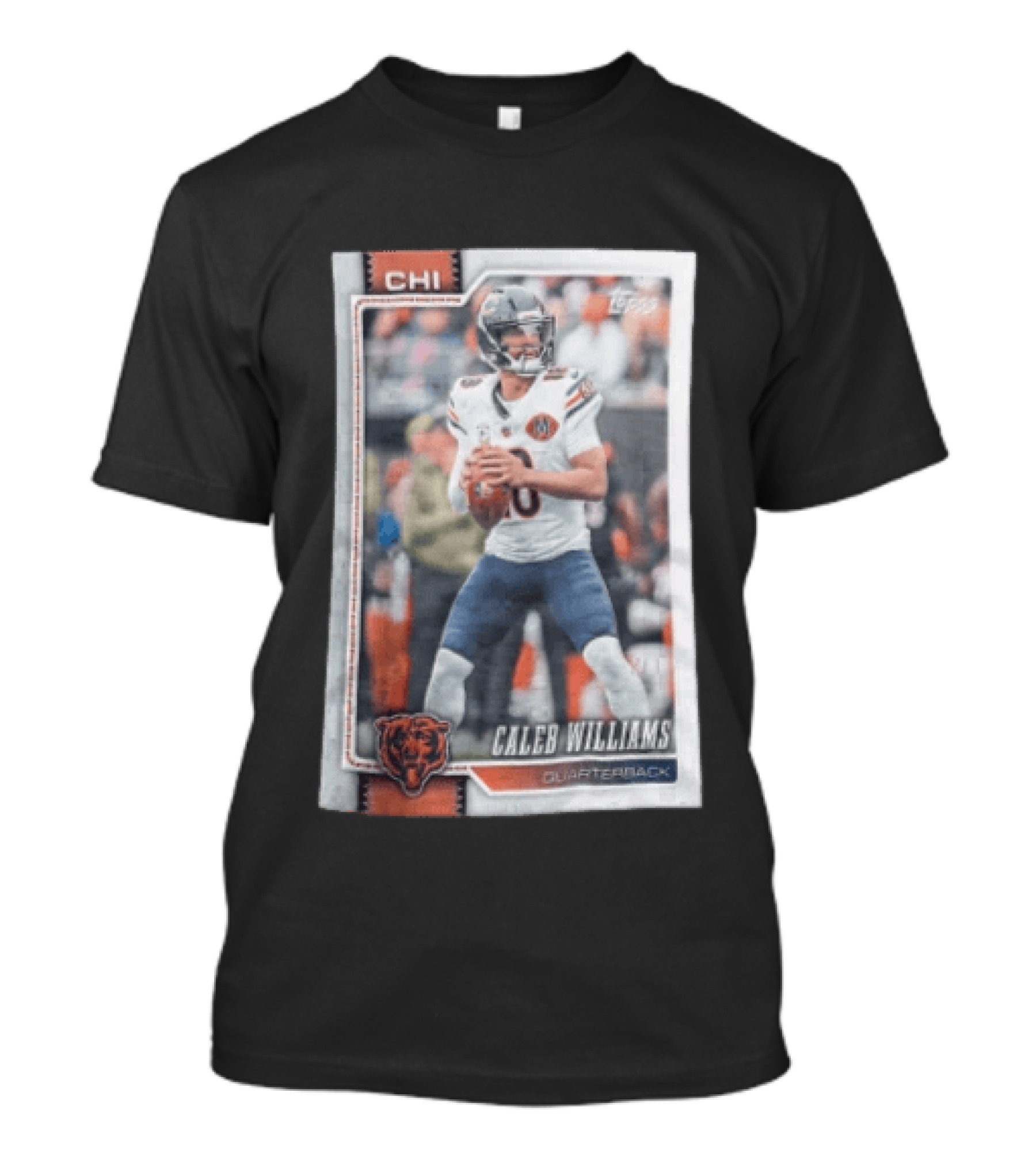 2026 Topps Caleb Williams Chicago Bears Quarterback Trading Card T-Shirt