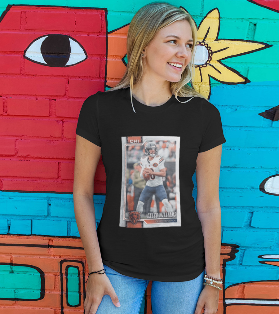 2026 Topps Caleb Williams Chicago Bears Quarterback Trading Card T-Shirt