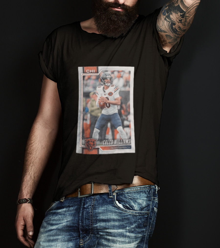 2026 Topps Caleb Williams Chicago Bears Quarterback Trading Card T-Shirt
