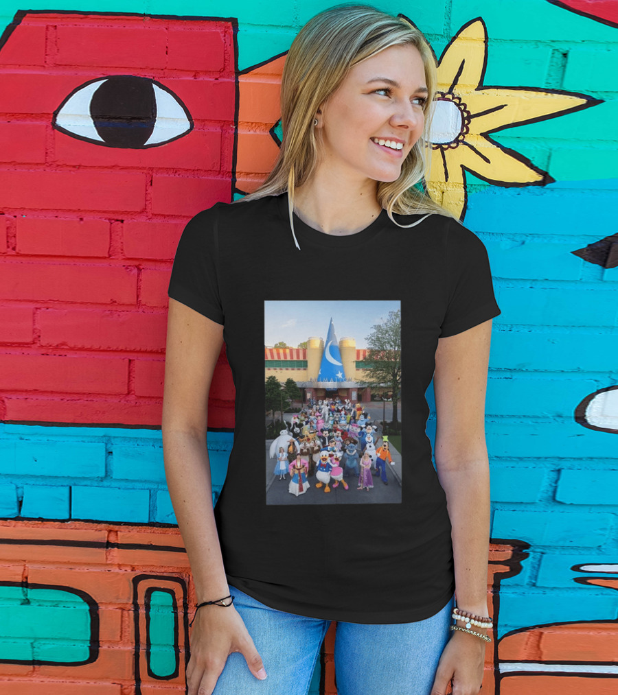 Happy The Magic Of Disney Animation Opening Day At Disney Hollywood Studios Characters T-Shirt