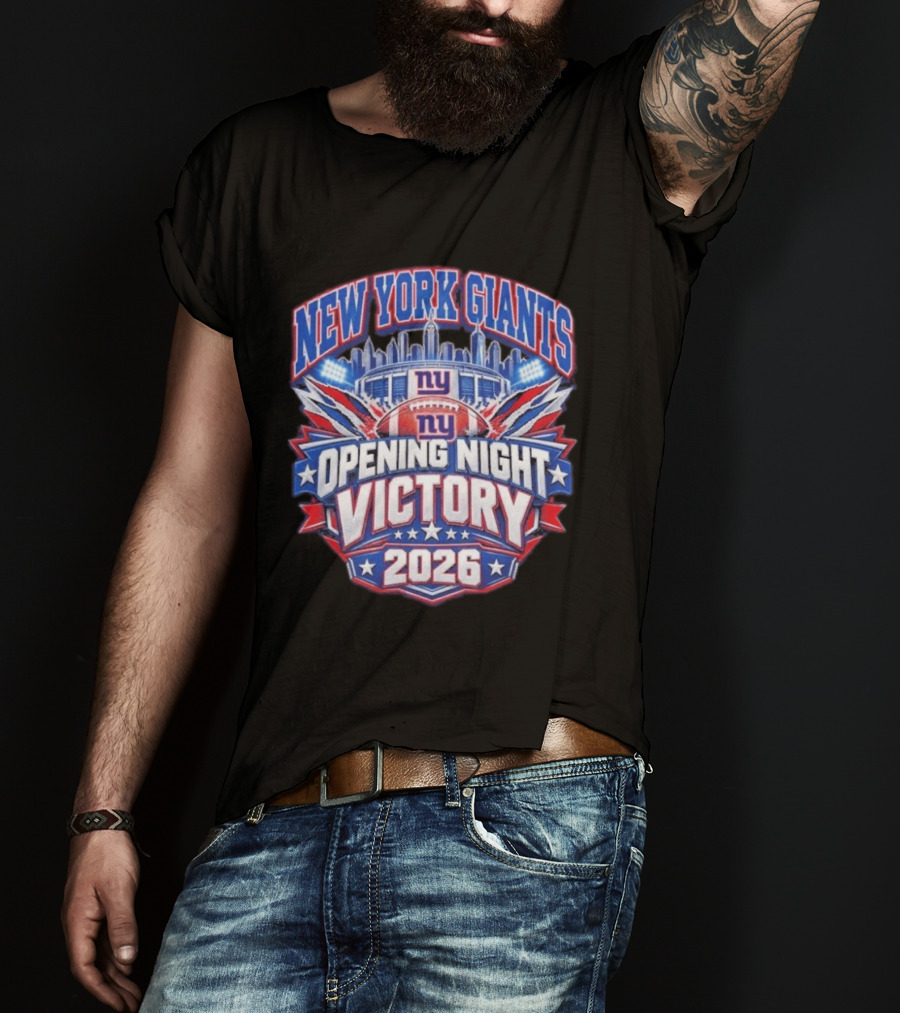 New York Giants 2026 Opening Night Victory T-Shirt