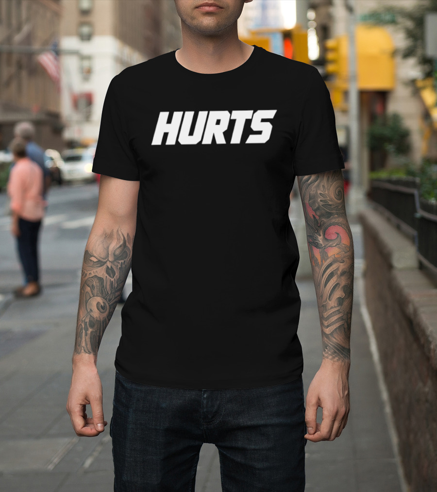 Philadelphia Eagles Jalen Hurts Bold Name Fan Gear T-Shirt