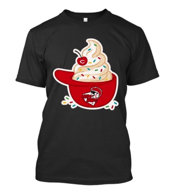 2026 Reds Heads Extra Innings Ice Cream Baseball Cap T-Shirt