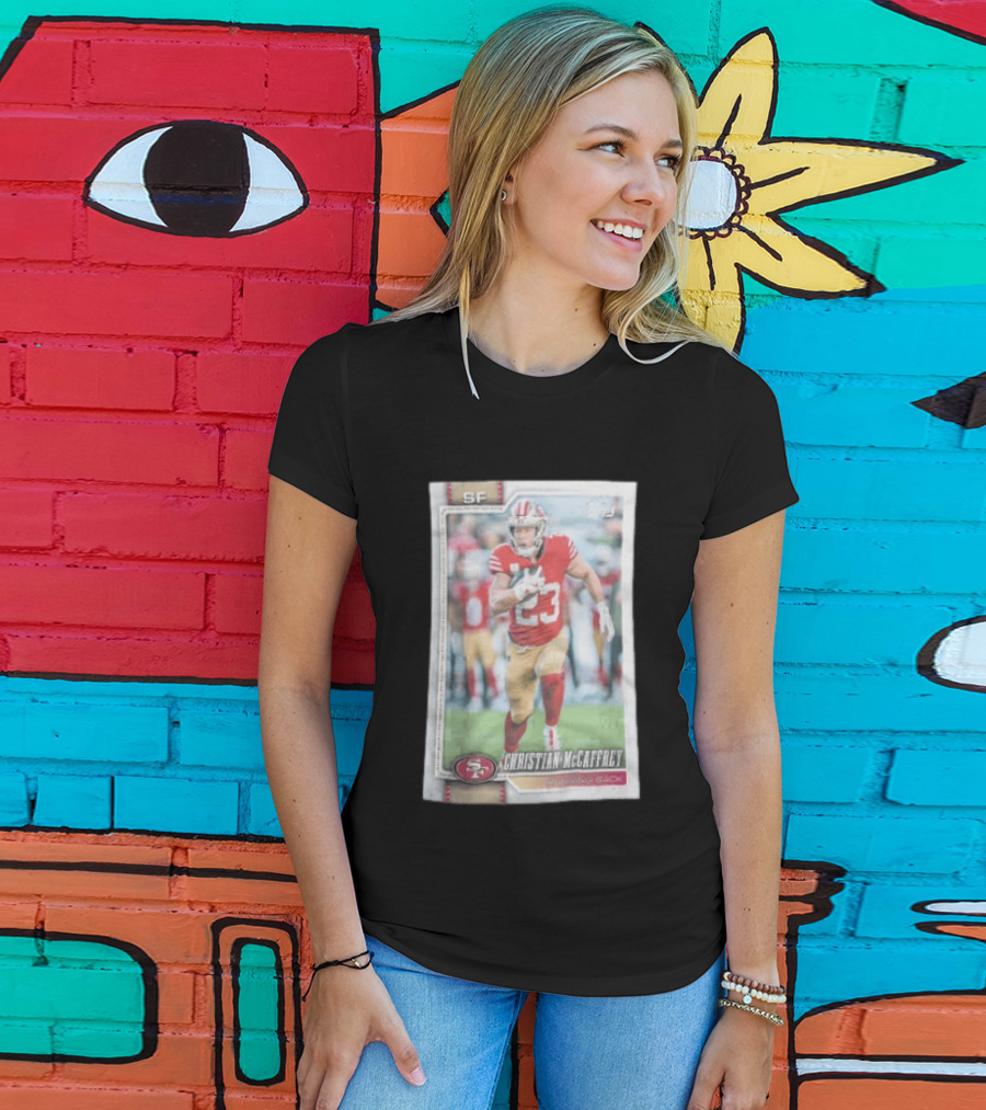 2026 Topps Christian McCaffrey SF 49ers Running Back Card T-Shirt