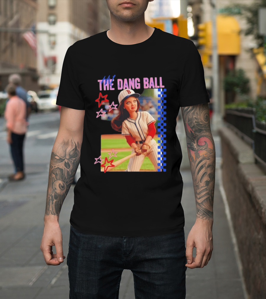 Barbie Ballfield Hit The Dang Ball Baseball Player Doll Vintage Stars T-Shirt