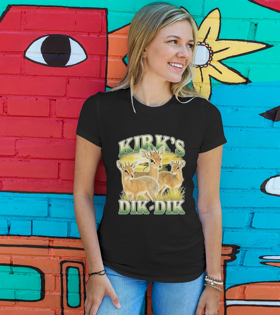Kirk's Dik Dik Wildlife Safari Sunset Scene T-Shirt