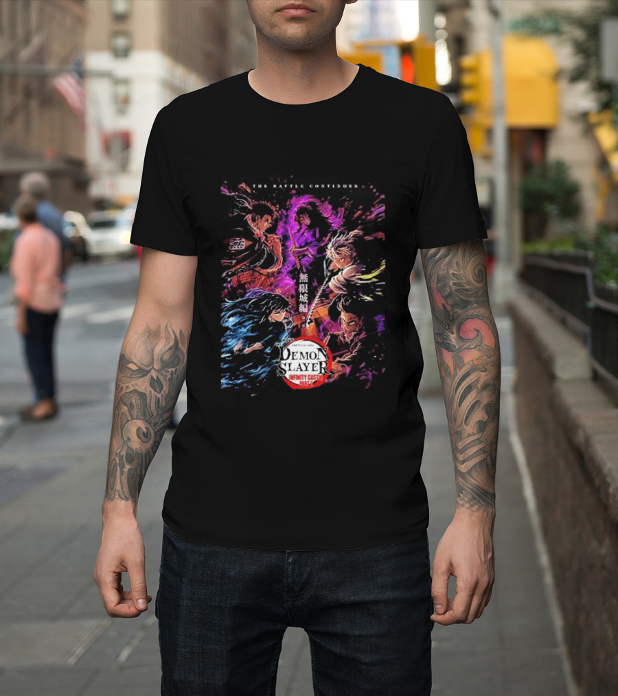 Demon Slayer Infinity Castle Part 2 The Battle Continues Coming Soon In Cinemas T-Shirt