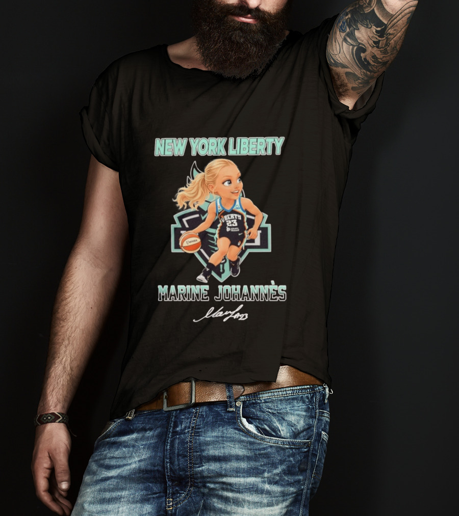 New York Liberty Marine Johannès No 23 Chibi T-Shirt