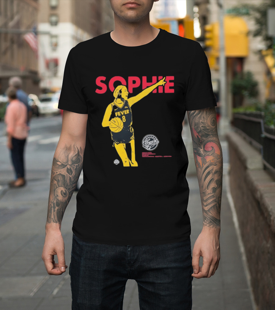 Sophie Cunningham Indiana Fever Basketball Number 8 T-Shirt