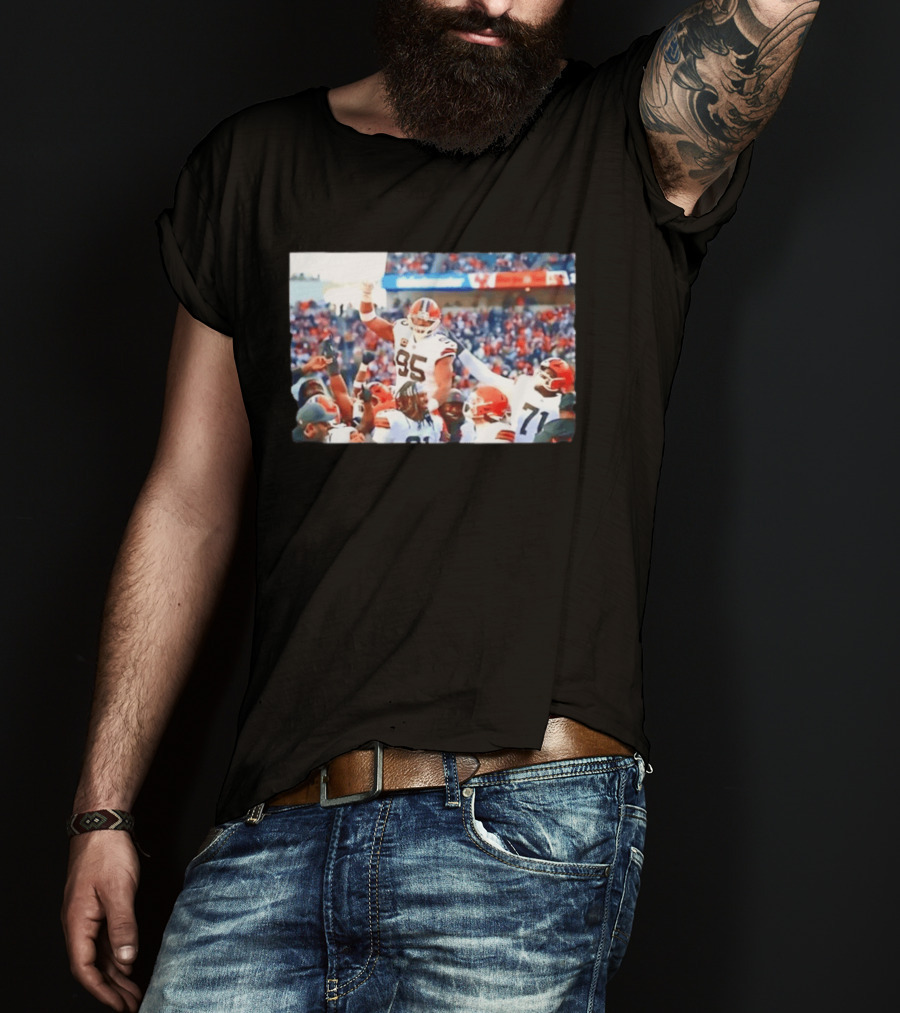 Cleveland Browns Myles Garrett Sacks Record Celebration NFL Football Triumph T-Shirt