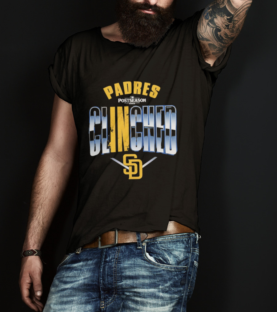 San Diego Padres 2026 MLB Postseason Clinched Padres Postseason Clinched SD T-Shirt