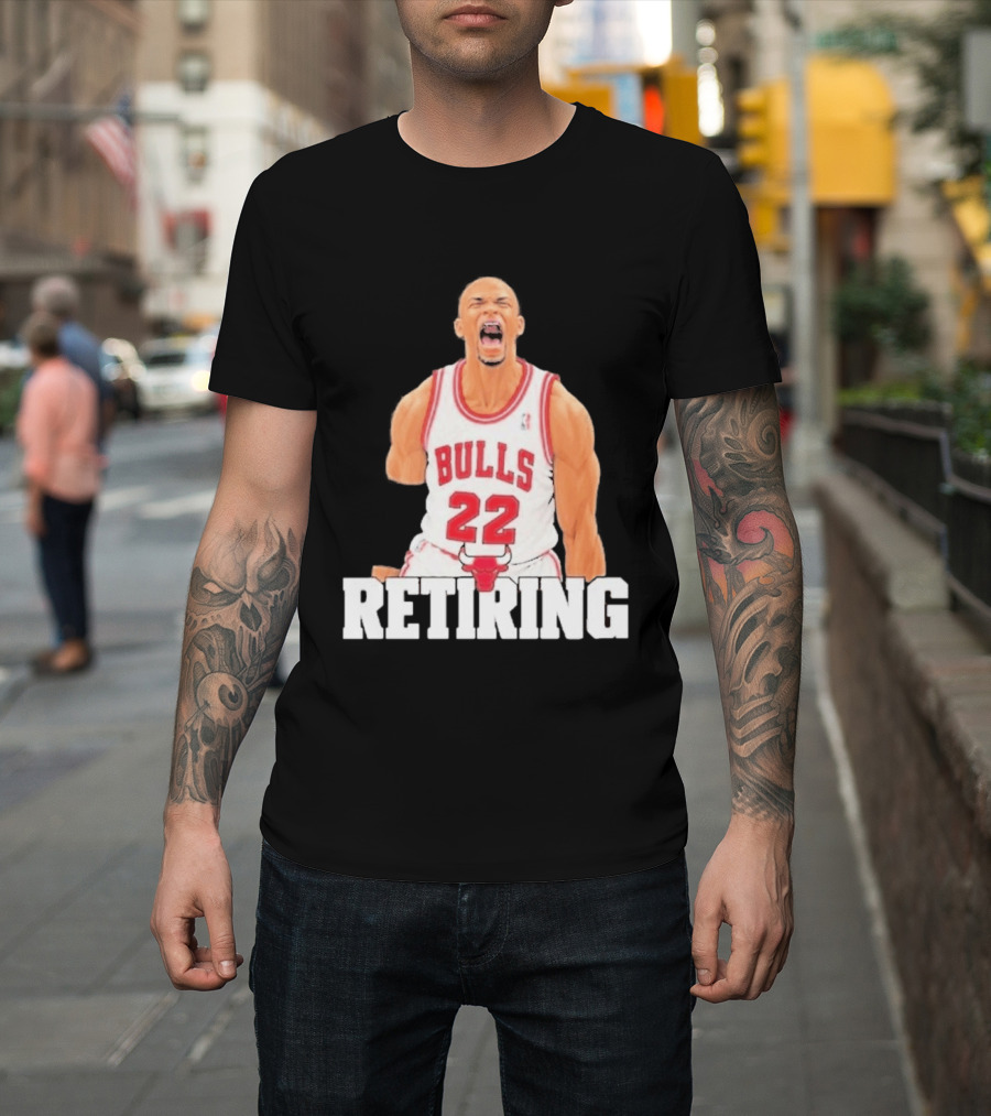 Taj Gibson 22 Bulls Retiring Iconic Moment T-Shirt