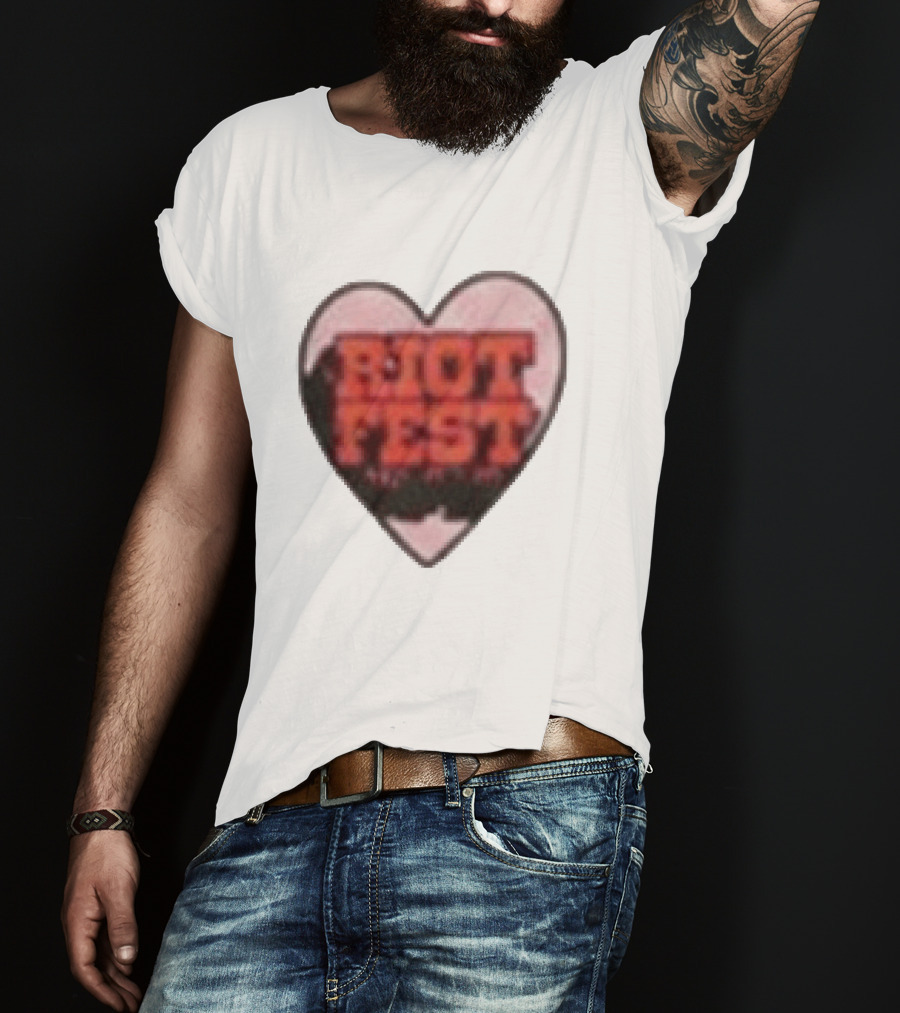 Riot Fest 2026 Chicago September 18 20 Heart T-Shirt