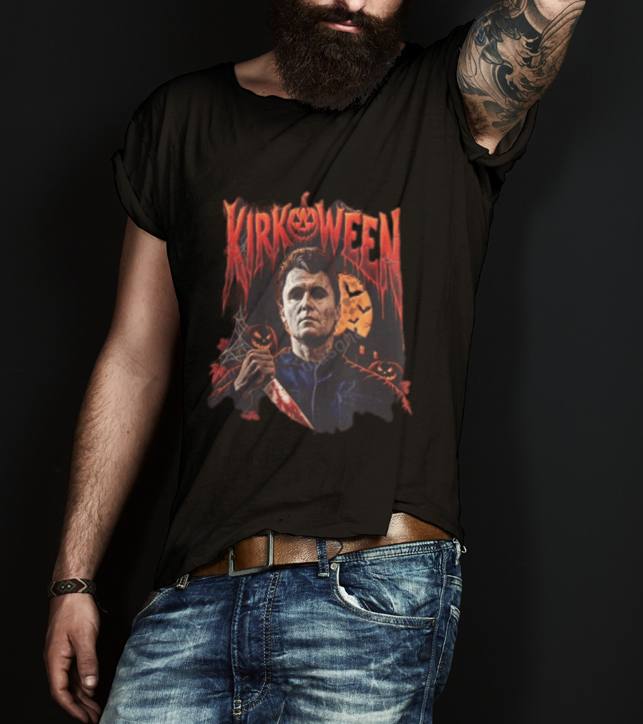 Kirkoween Michael Kirkyers Horror Halloween Pop Culture T-Shirt