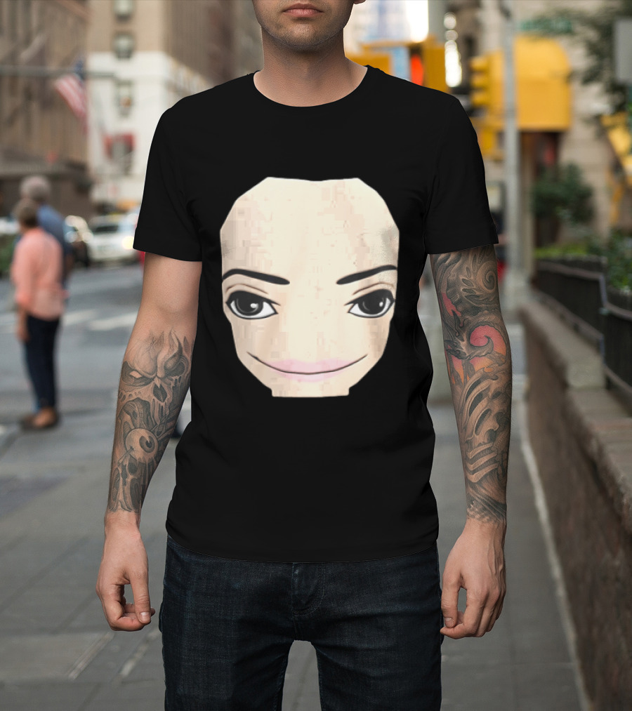 Roblox Avatar Smirking Face Female T-Shirt