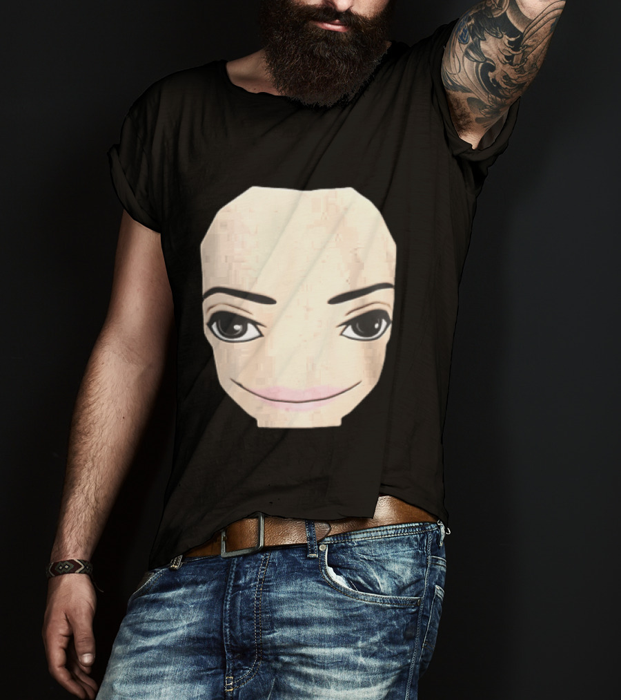 Roblox Avatar Smirking Face Female T-Shirt
