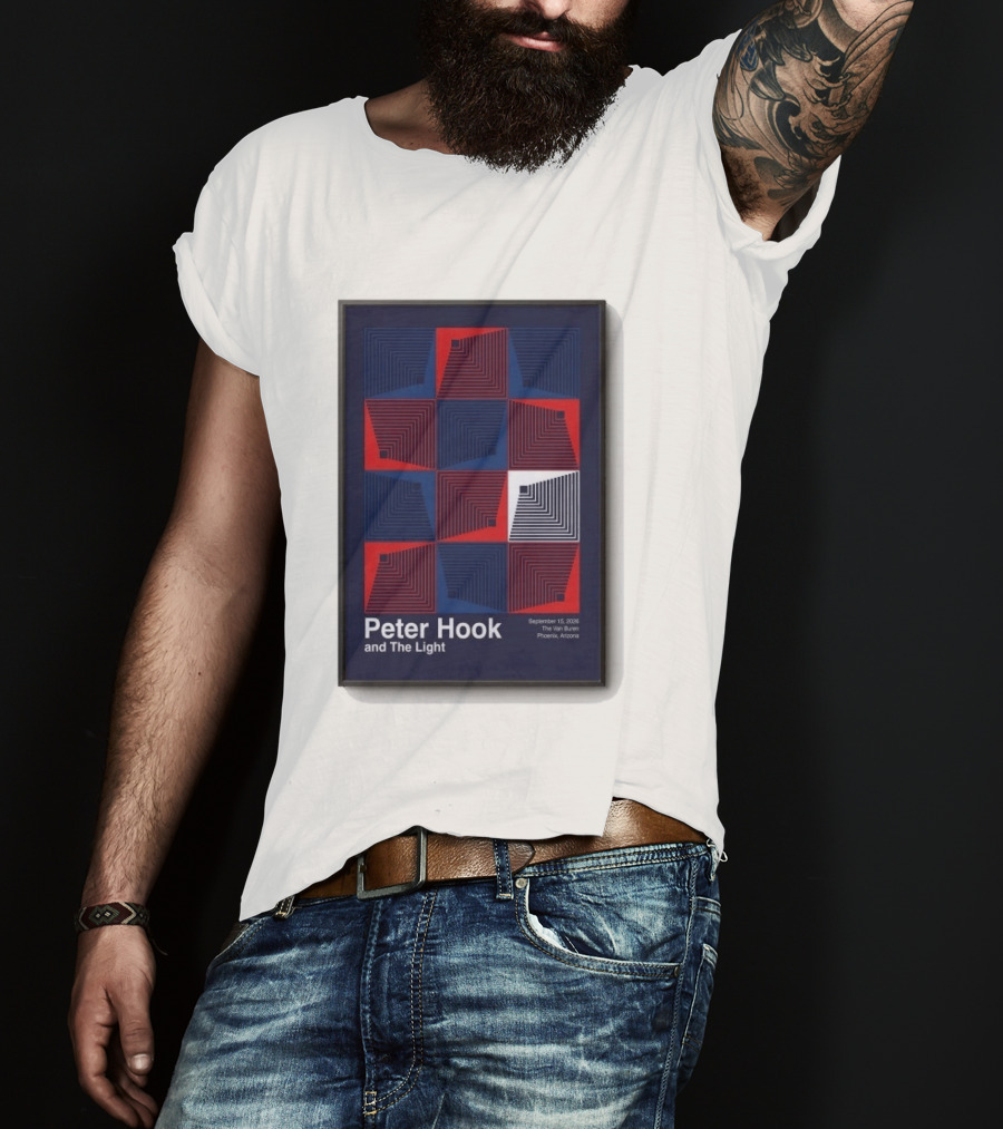 Peter Hook And The Light September 15 2026 The Van Buren Phoenix Arizona T-Shirt