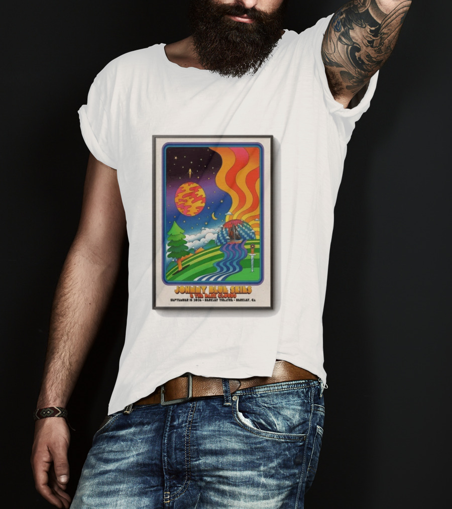 Johnny Blue Skies And The Dark Clouds Berkeley Theatre September 15 2026 Berkeley CA T-Shirt