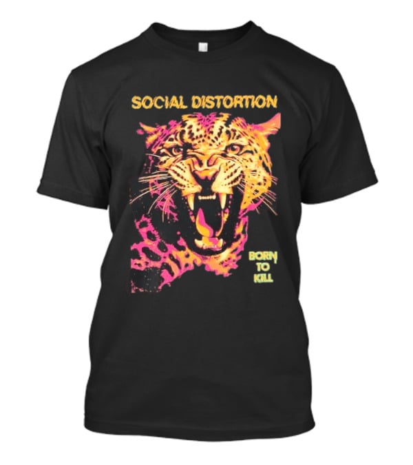 Social Distortion Born To Kill Leopard 2026 T-Shirt