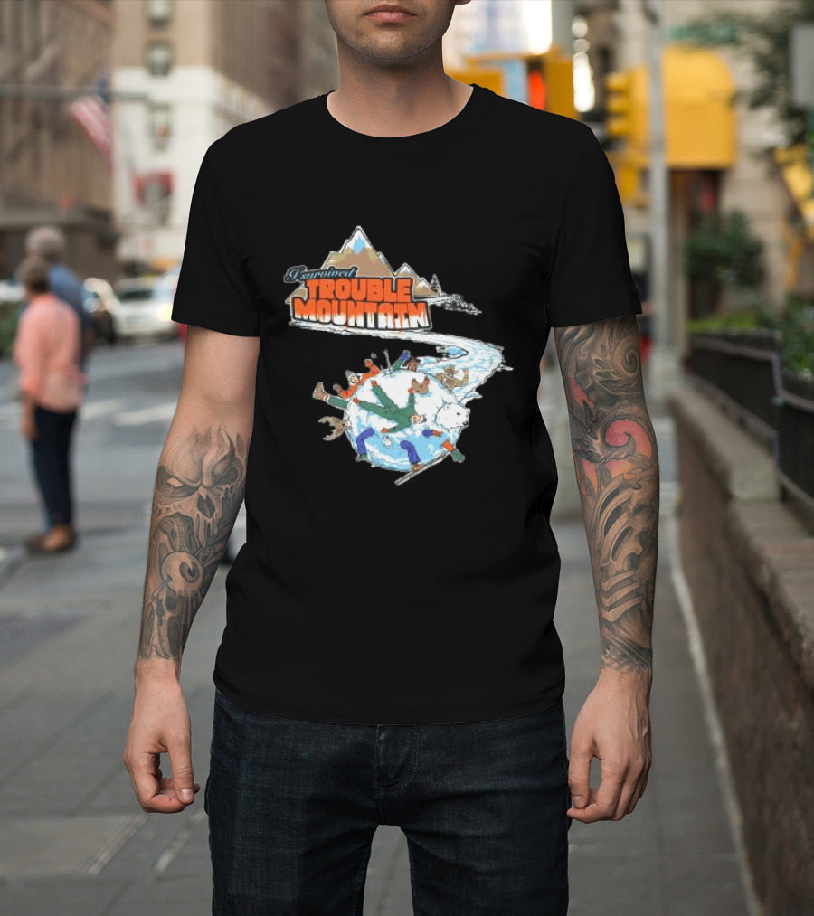 Aesop Rock X Blockhead I Survived Trouble Mountain T-Shirt