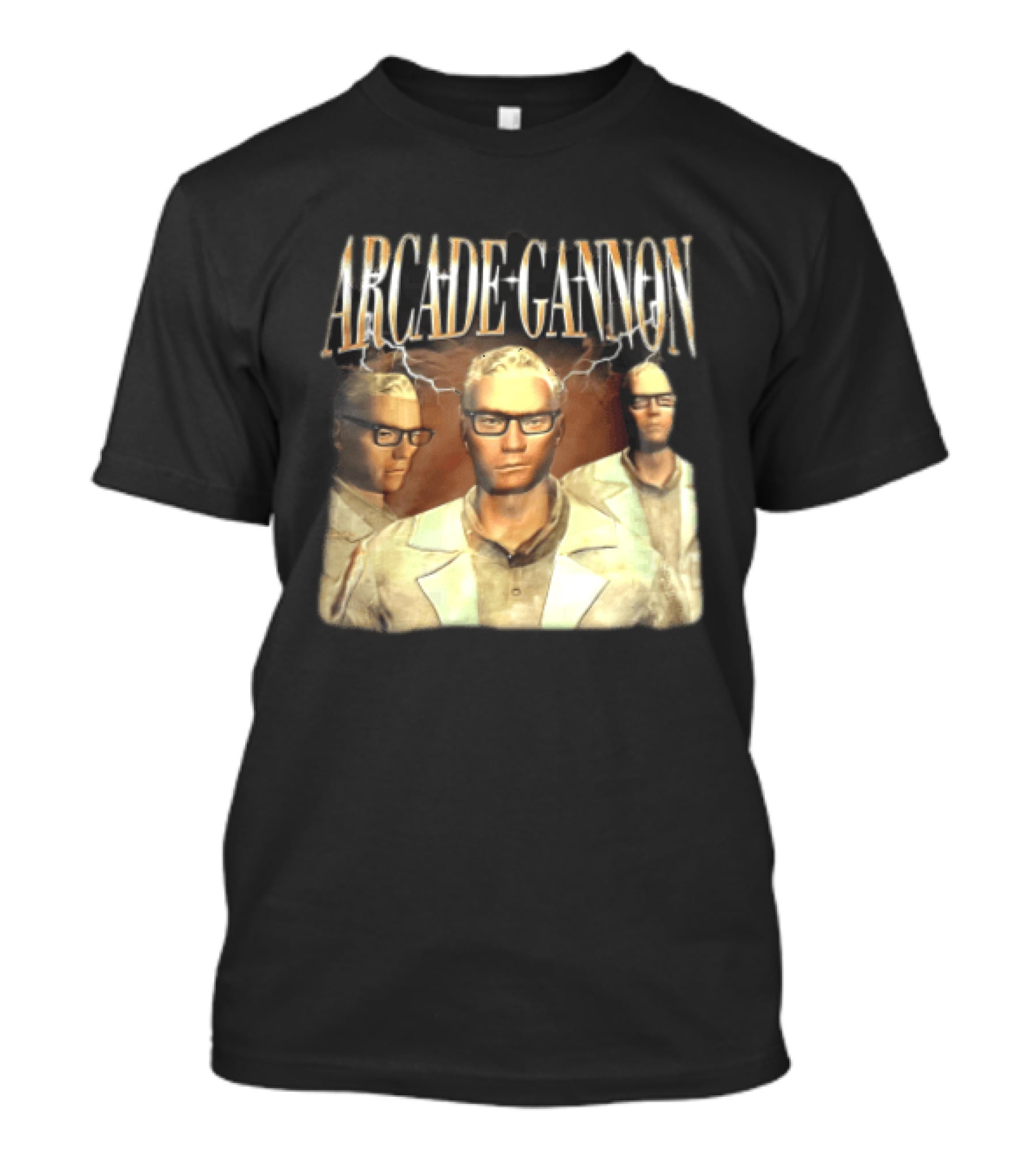Arcade Gannon Bootleg Lightning Trio T-Shirt