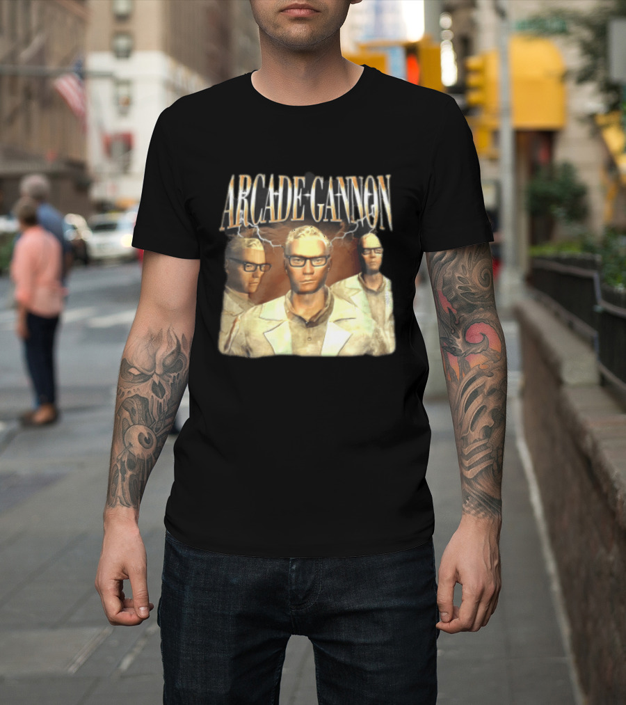 Arcade Gannon Bootleg Lightning Trio T-Shirt