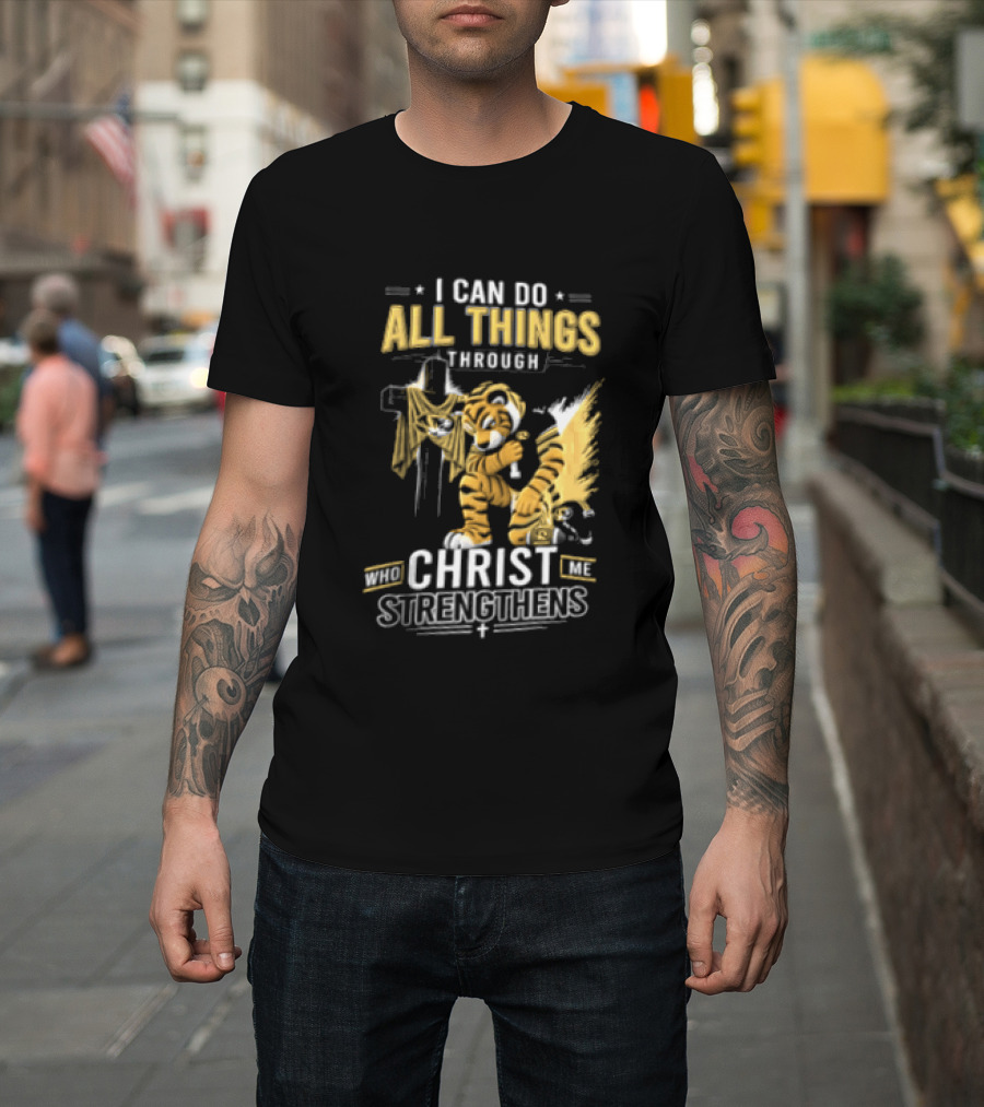 I Can Do All Things Through Christ Who Strengthens Me Mizzou Tiger T-Shirt
