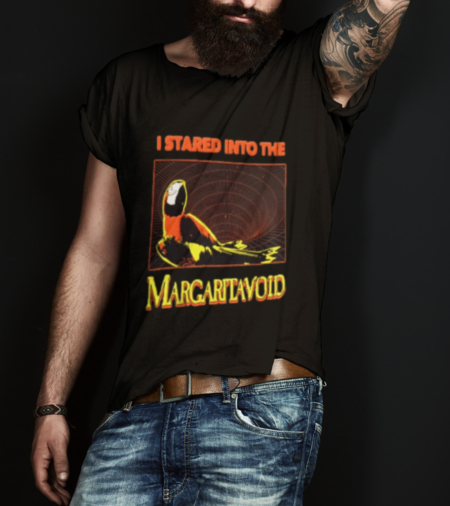 I Stared Into The Margaritavoid Macaw Parrot Psychedelic Journey T-Shirt