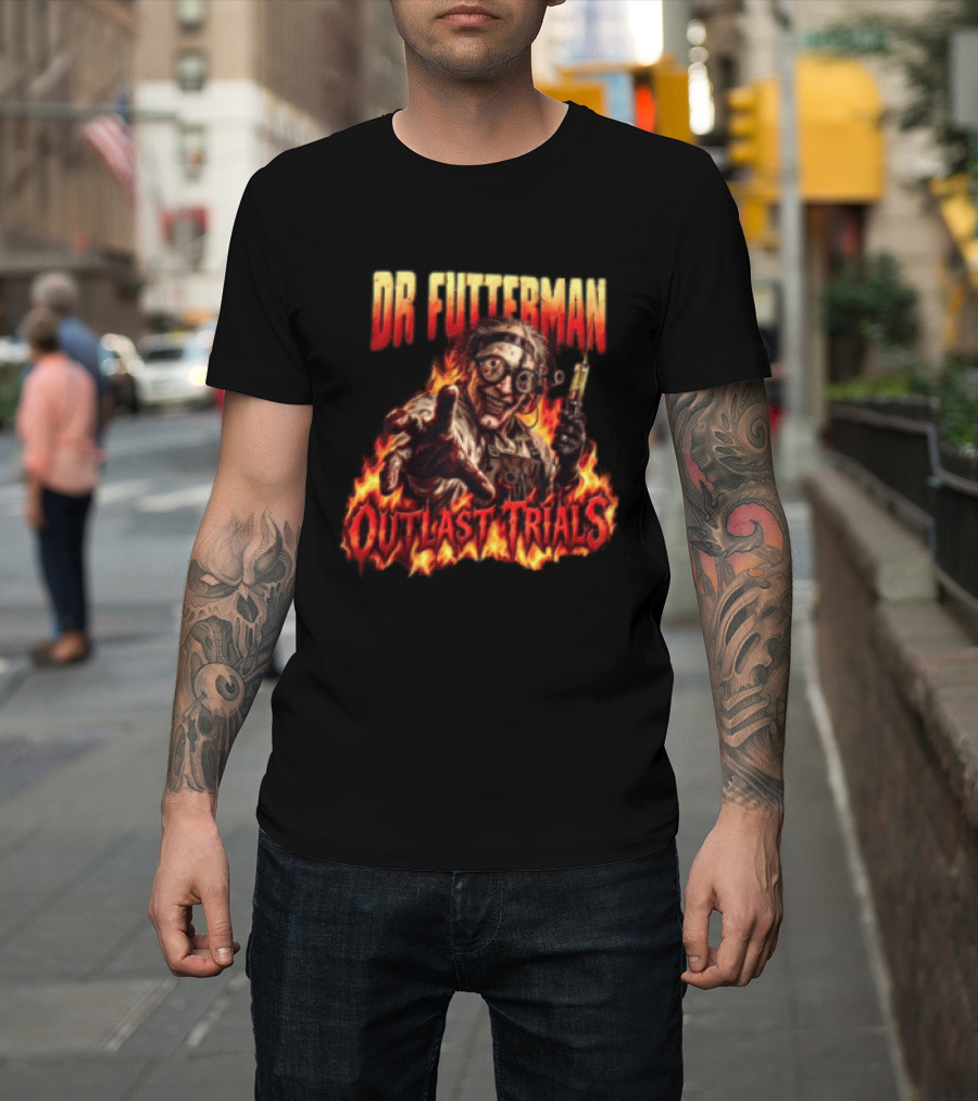 Dr Futterman Outlast Trials Horror Game T-Shirt