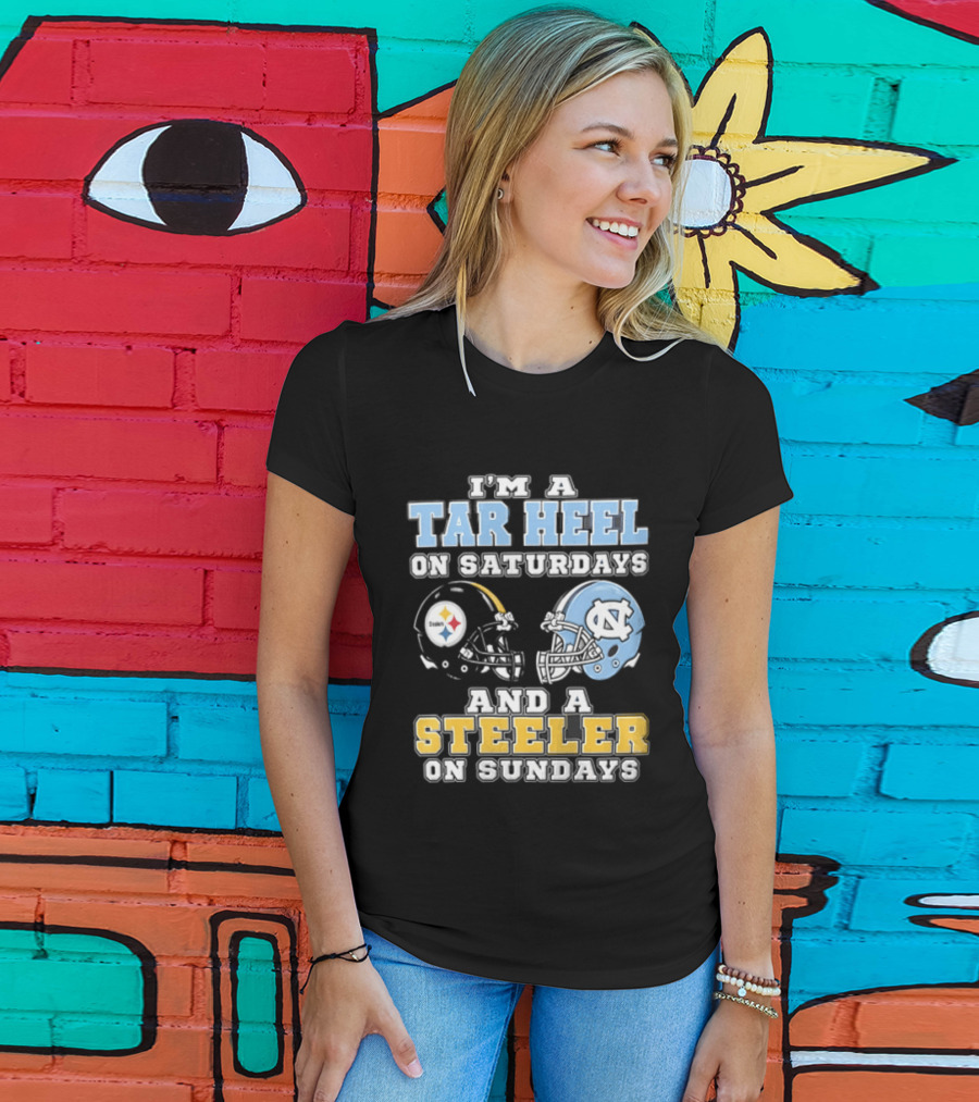 Pitt Panther On Saturdays And Steeler On Sundays Football Team Spirit T-Shirt