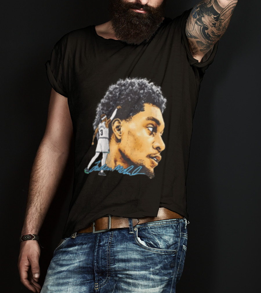 Jaden McDaniels Minnesota Timberwolves Signature T-Shirt