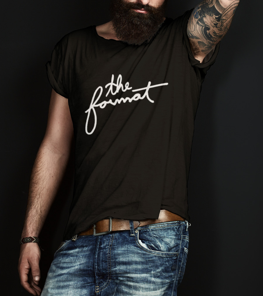 The Format Script Black Signature T-Shirt