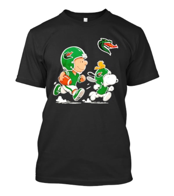 UAB Blazers Charlie Brown Woodstock Snoopy NCAA Football Collaboration T-Shirt