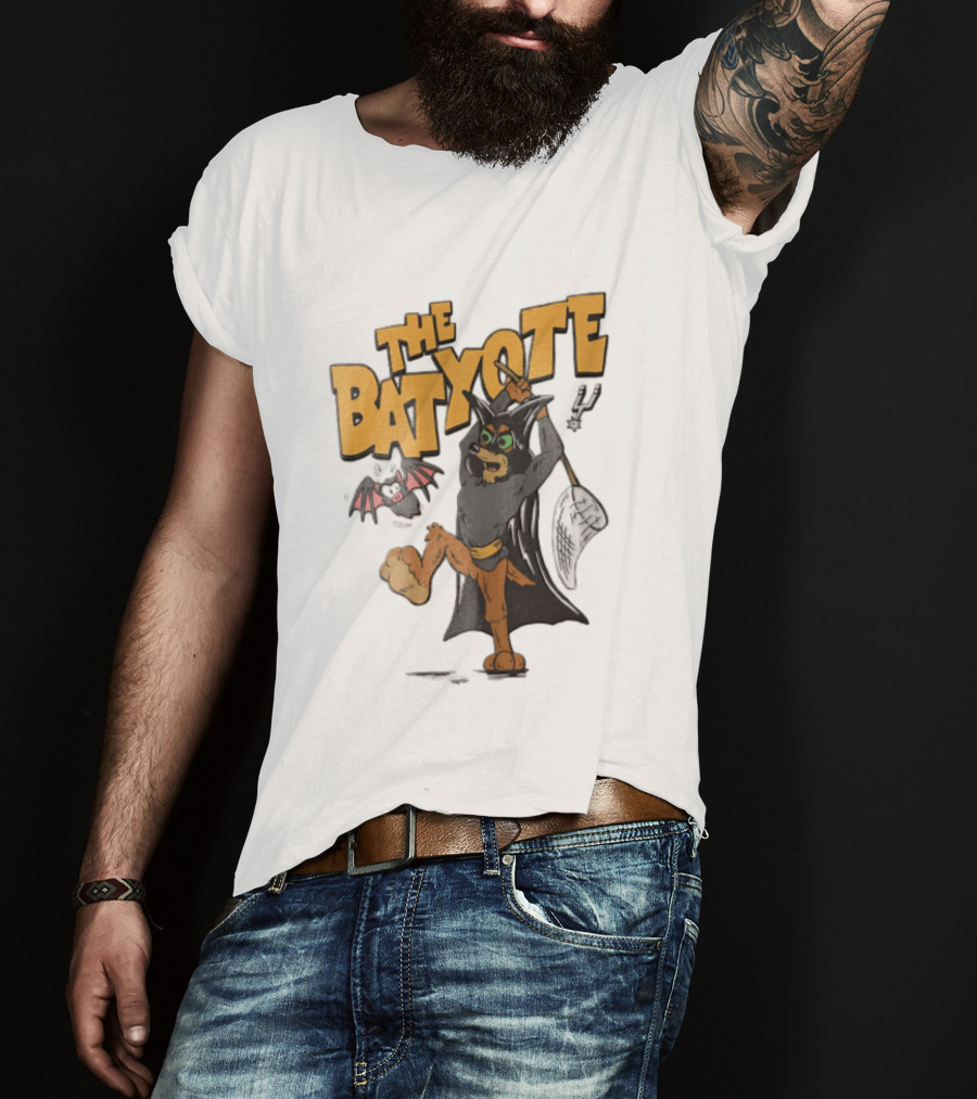 The Bat Yote Coyote Butterfly Net Creature Cartoon San Antonio Spurs NBA T-Shirt