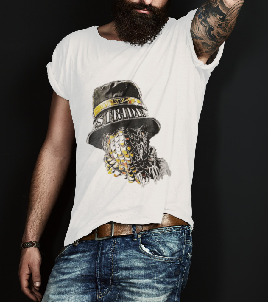 Strides Mmxxv Magpie Bucket Hat Golden Feather Mask T-Shirt