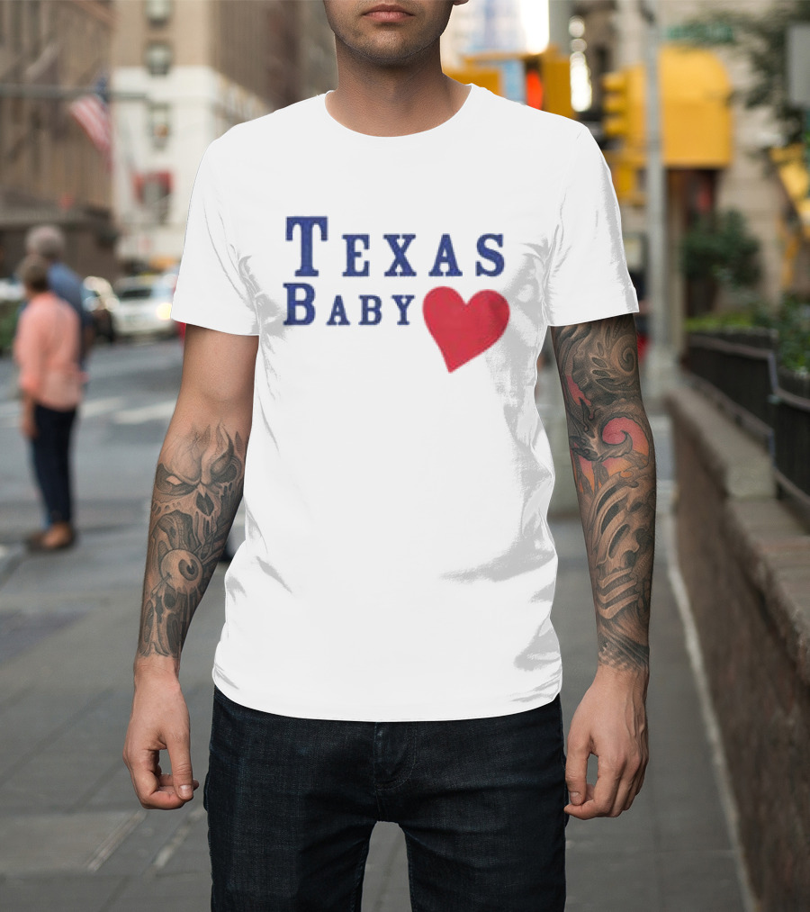Susannah Joffe Store Texas Baby Heart Tank T-Shirt