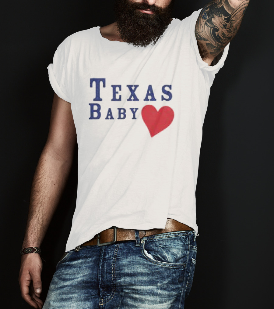 Susannah Joffe Store Texas Baby Heart Tank T-Shirt