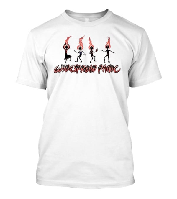Widespread Panic Matchheads Dancing Figures Wilmington NC Event T-Shirt