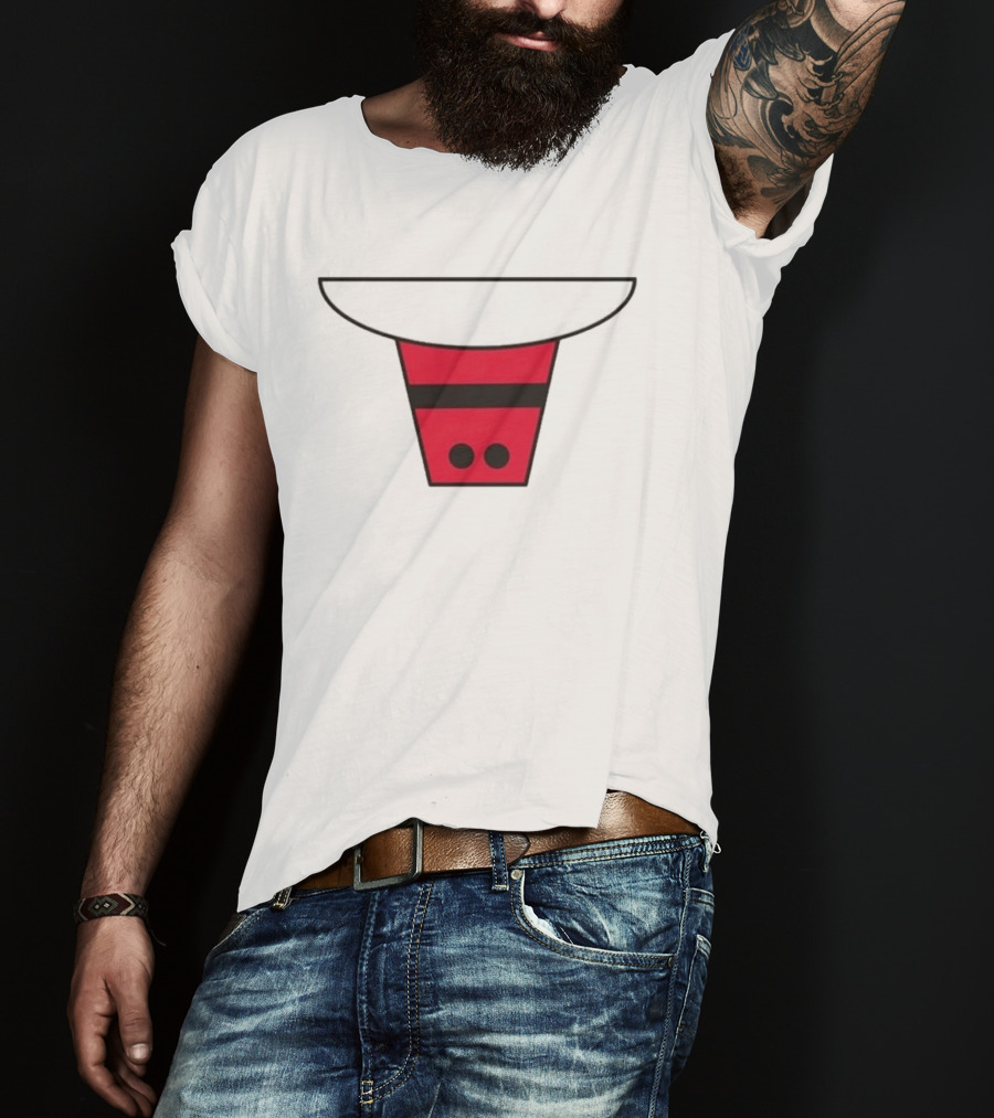 Ji Lee Underbranded Chicago Bulls Iconic Visual Redesign T-Shirt