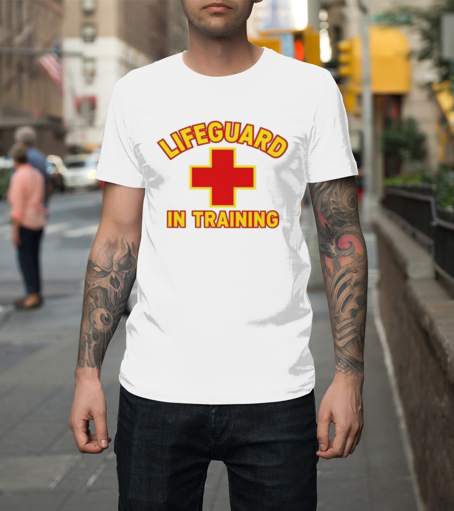 Lifeguard In Training Red Cross T-Shirt