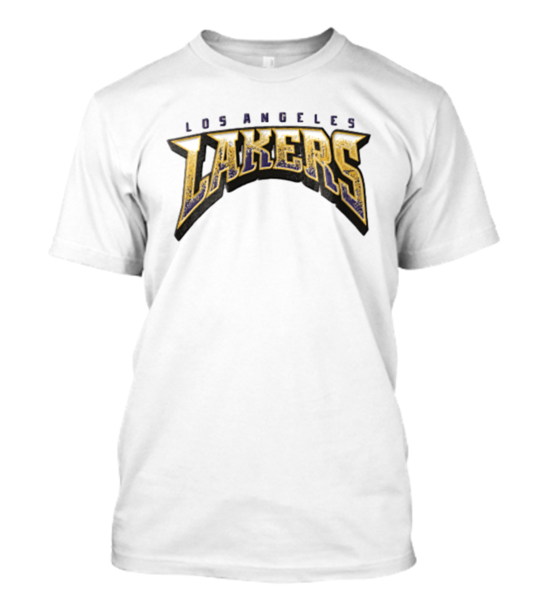 Los Angeles Lakers NBA Distressed Arched Block T-Shirt