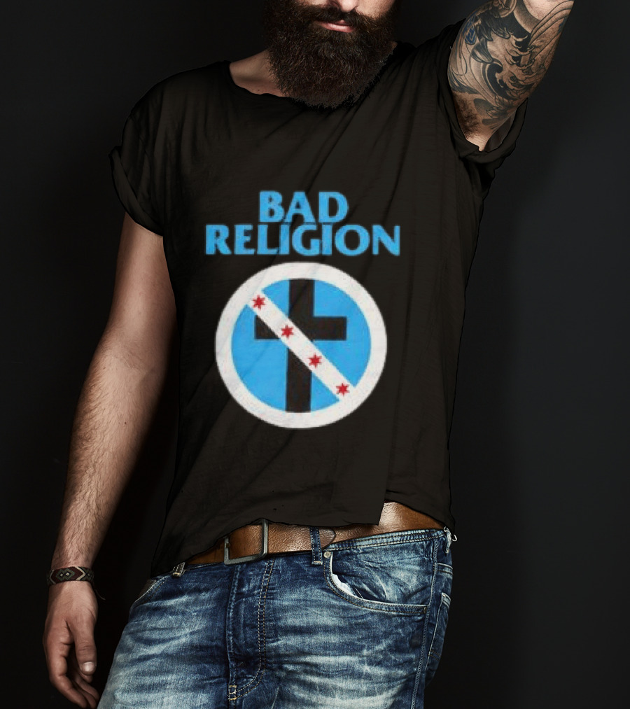 Bad Religion Store Riot Fest Chicago T-Shirt