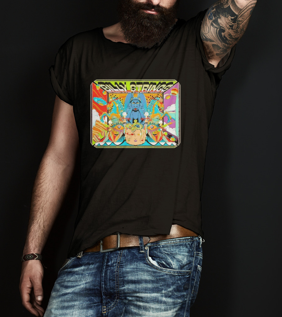 Billy Strings September 19 2026 Ball Arena Denver By Pedro Correa T-Shirt