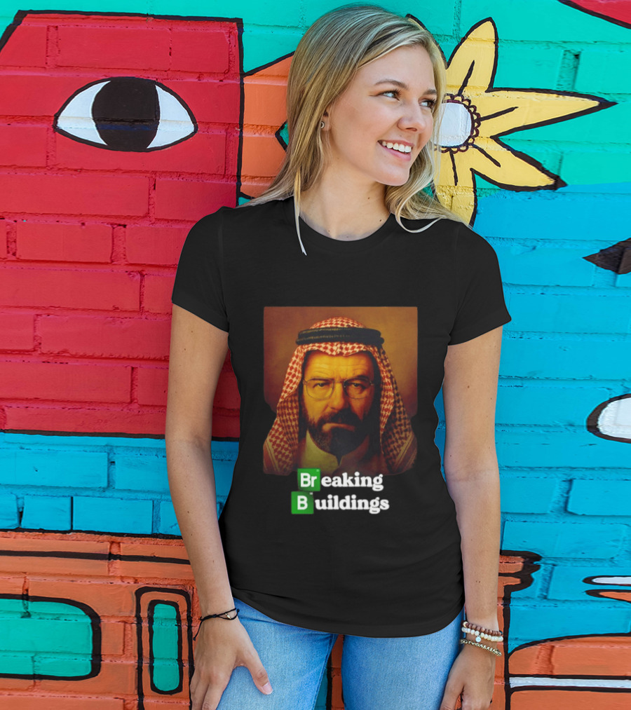 Breaking Buildings Bryan Cranston Walter White Middle Eastern Headdress T-Shirt